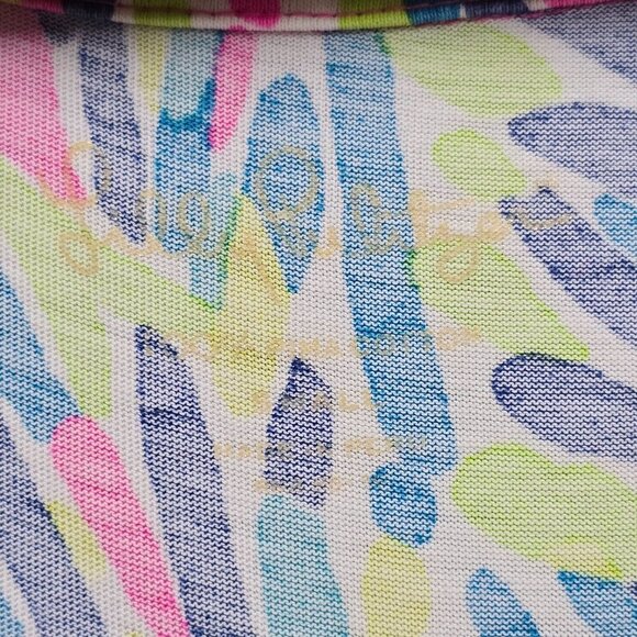 Lilly Pulitzer Rossmore Shift Dress S Pink Blue Print Mini Resort Travel Ready - Picture 5 of 12